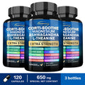 Corti-Soothe Cortisol Supplement with Magnesium, Ashwagandha, L-Theanine - Manage Stress, Maintain Calm & Support Adrenal Health