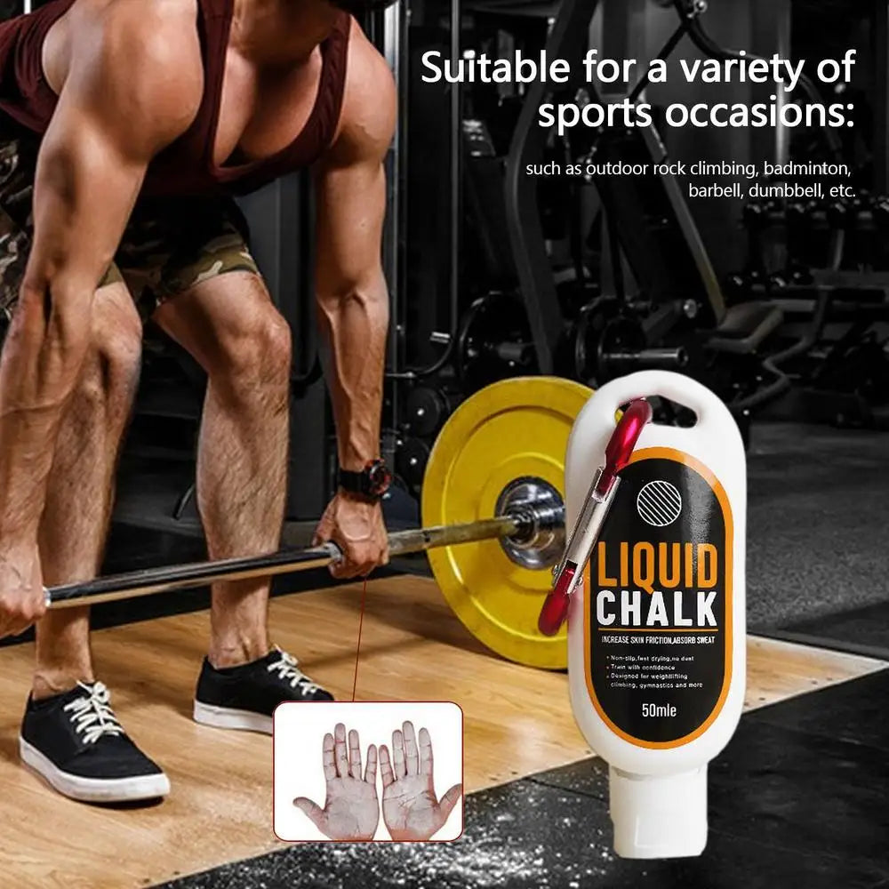 Sports Liquid Magnesium Powder Fitness Lifting Anti Slip Cream Grip Liquid Magnesium For Indoor Rock Climbing Gym 30/50/100ml